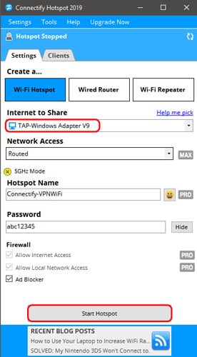 How to Share VPN Connection over WiFi on Windows 10