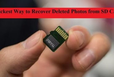 Quickest Way to Recover Deleted Photos from SD Card