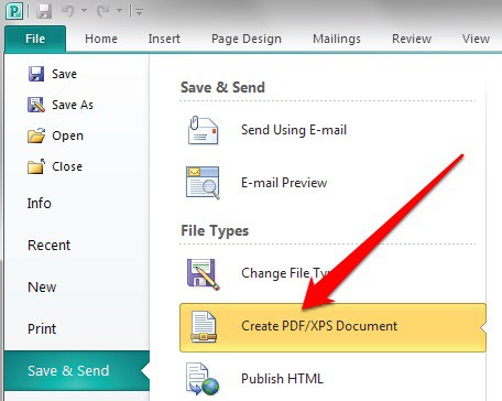 Best Ways To Convert a Microsoft Publisher File to PDF