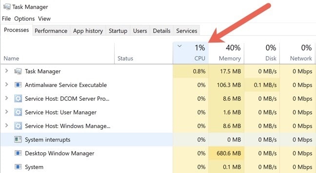 How to Reduce CPU Usage on Windows 10
