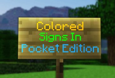 How To Modify Minecraft Colors For Signs In?