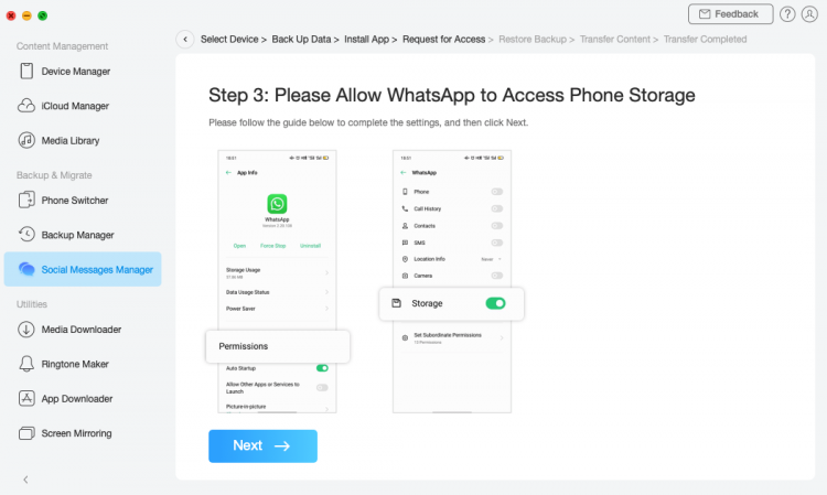 How to Transfer WhatsApp Messages from Android to iPhone